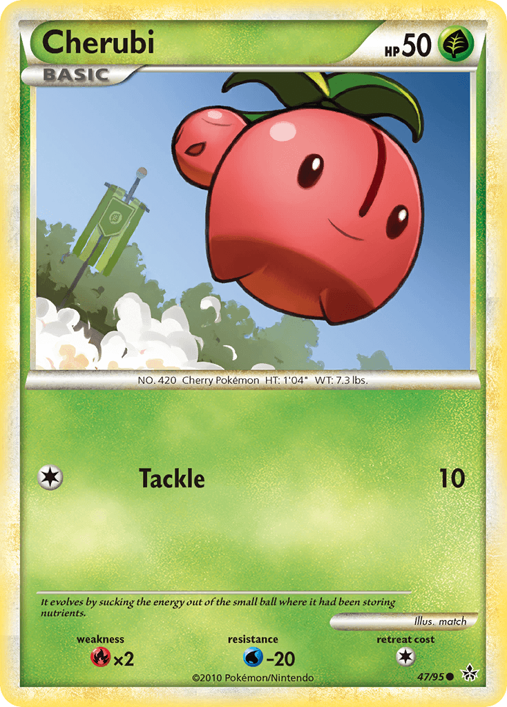 Cherubi Pokémon card