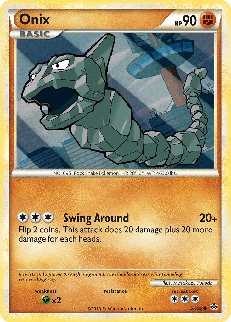 Onix Pokémon card