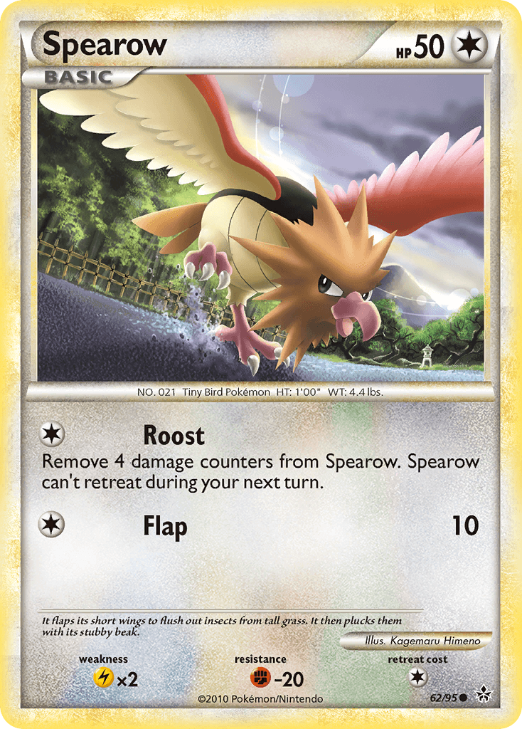 Spearow Pokémon card