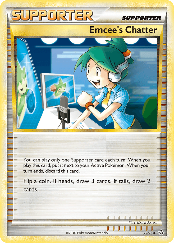 Emcee's Chatter Pokémon card