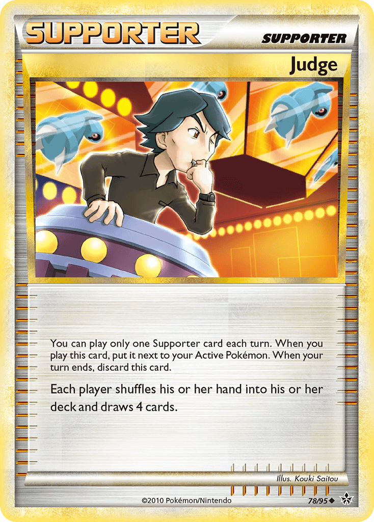 Judge Pokémon card