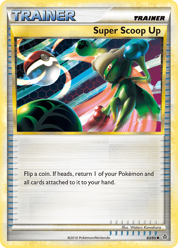 Super Scoop Up Pokémon card