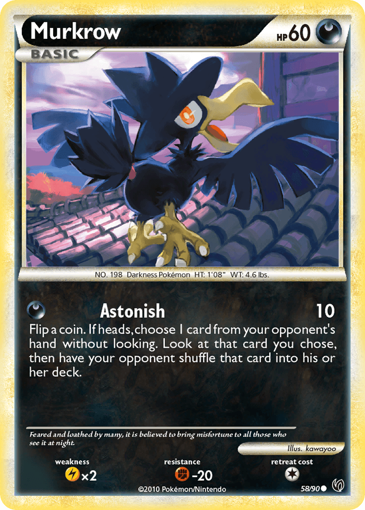 Murkrow Pokémon card