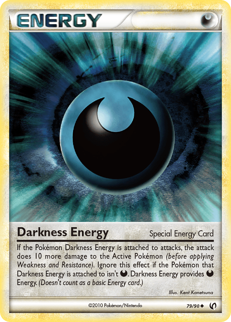 Darkness Energy Pokémon card