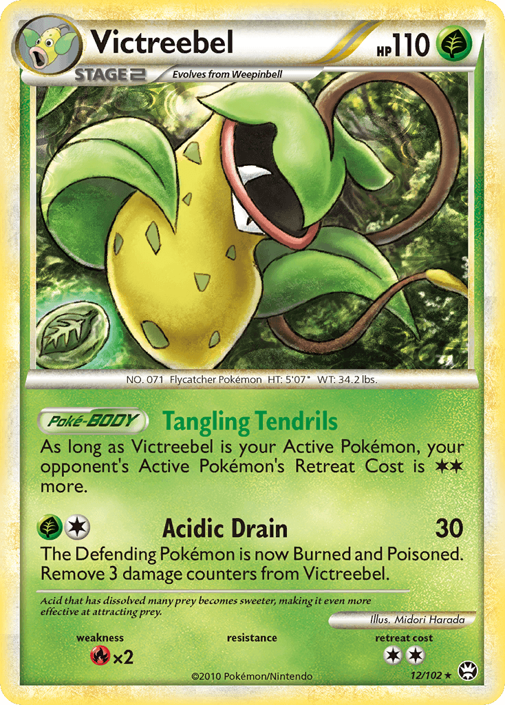 Victreebel Pokémon card