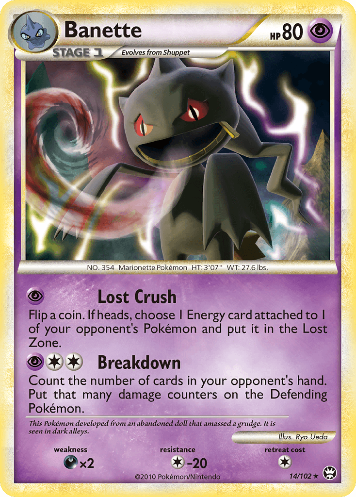 Banette Pokémon card