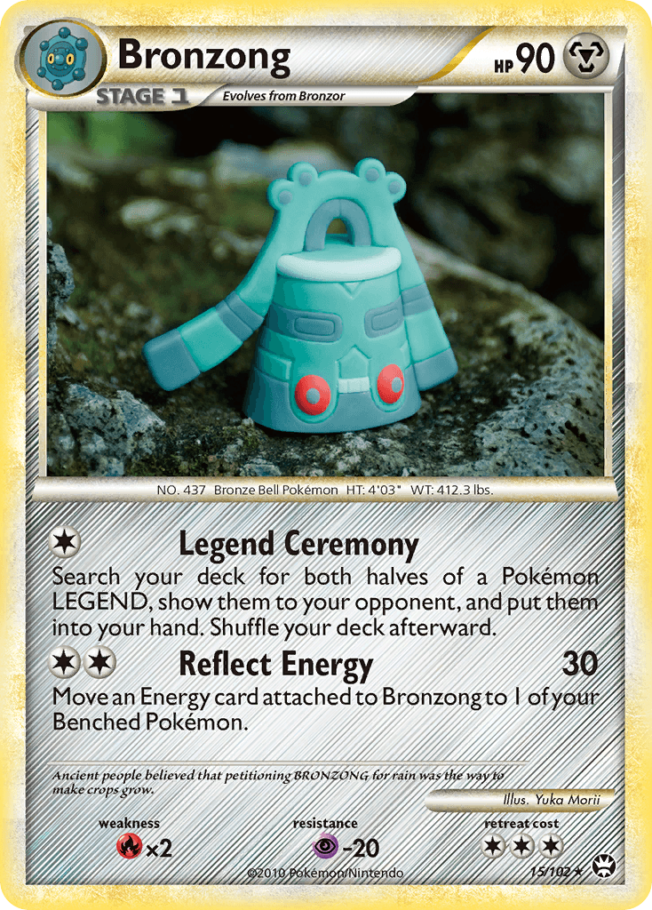Bronzong Pokémon card