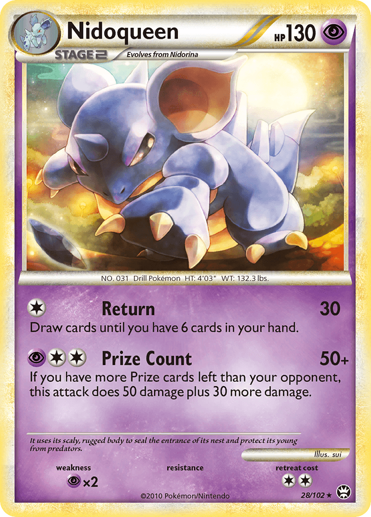 Nidoqueen Pokémon card