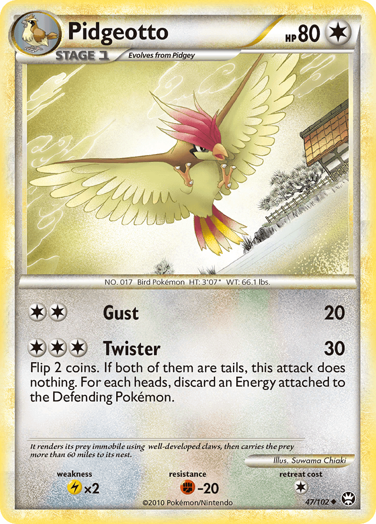 Pidgeotto Pokémon card