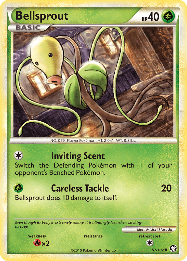 Bellsprout Pokémon card
