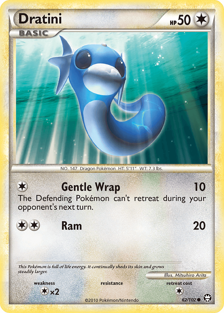 Dratini Pokémon card