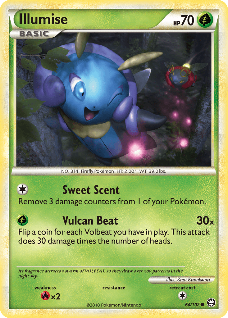 Illumise Pokémon card