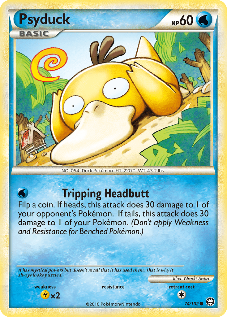 Psyduck Pokémon card