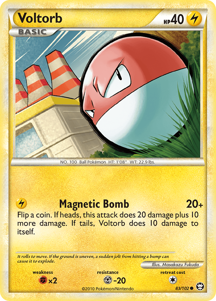 Voltorb Pokémon card