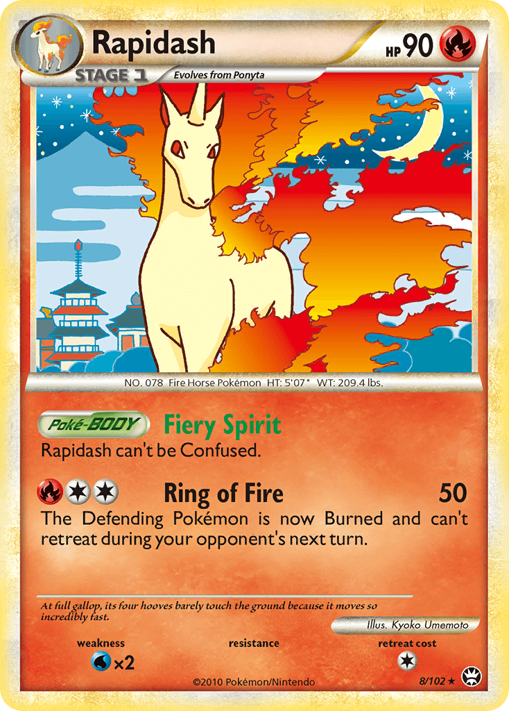 Rapidash Pokémon card