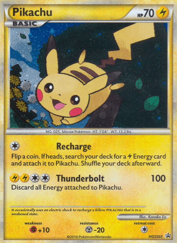 Pikachu Pokémon card