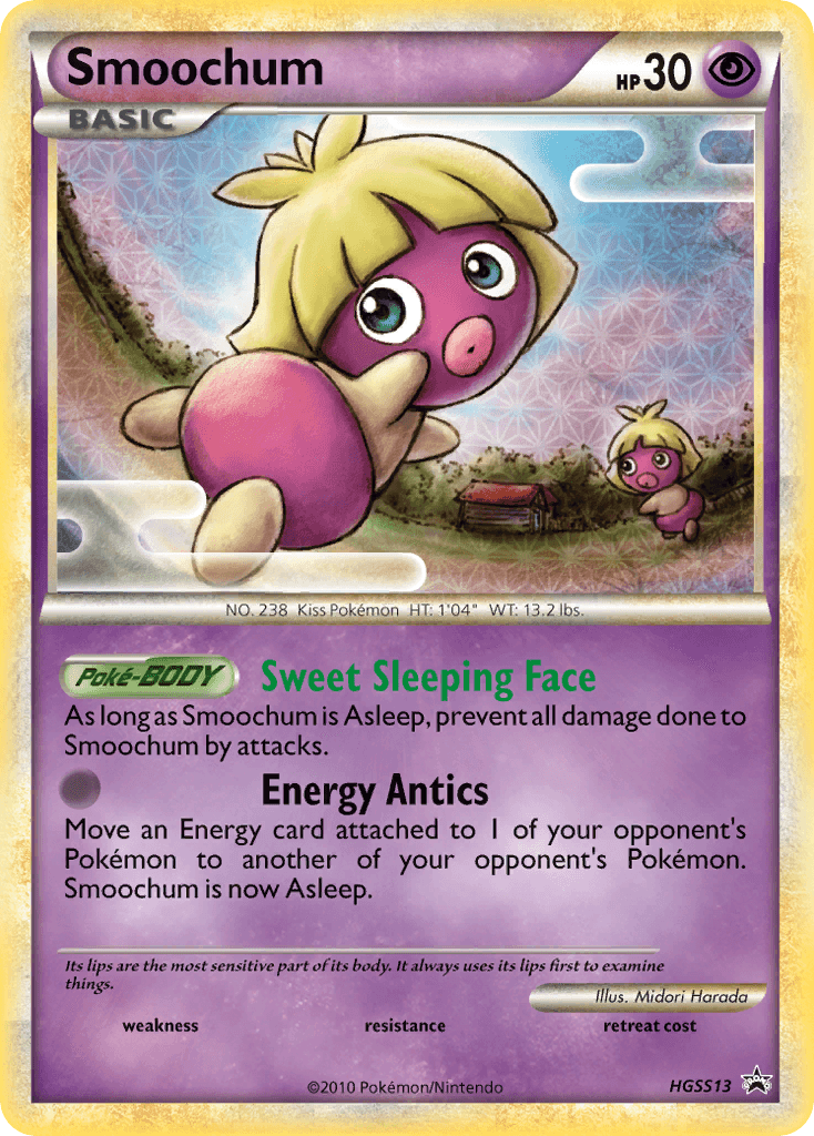 Smoochum Pokémon card