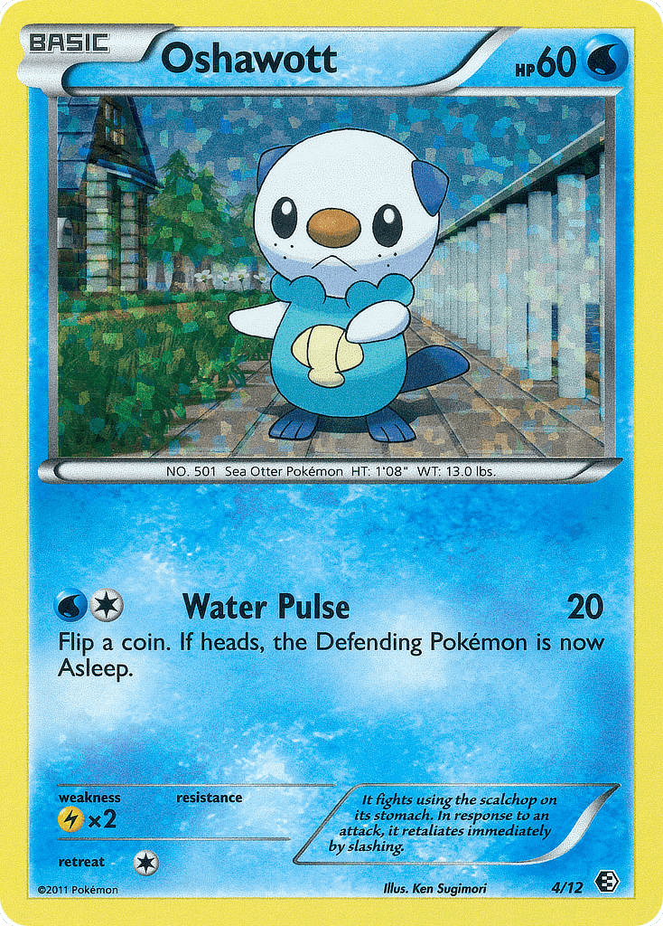 Oshawott Pokémon card