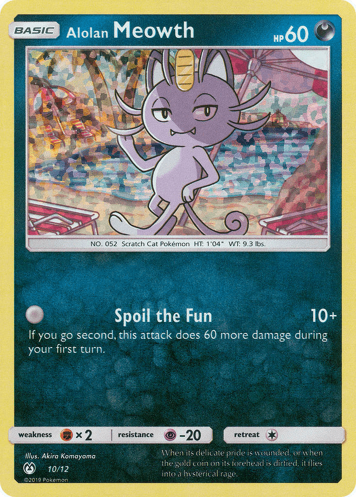 Alolan Meowth Pokémon card