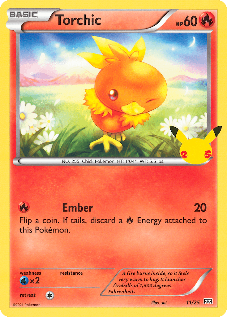 Torchic Pokémon card