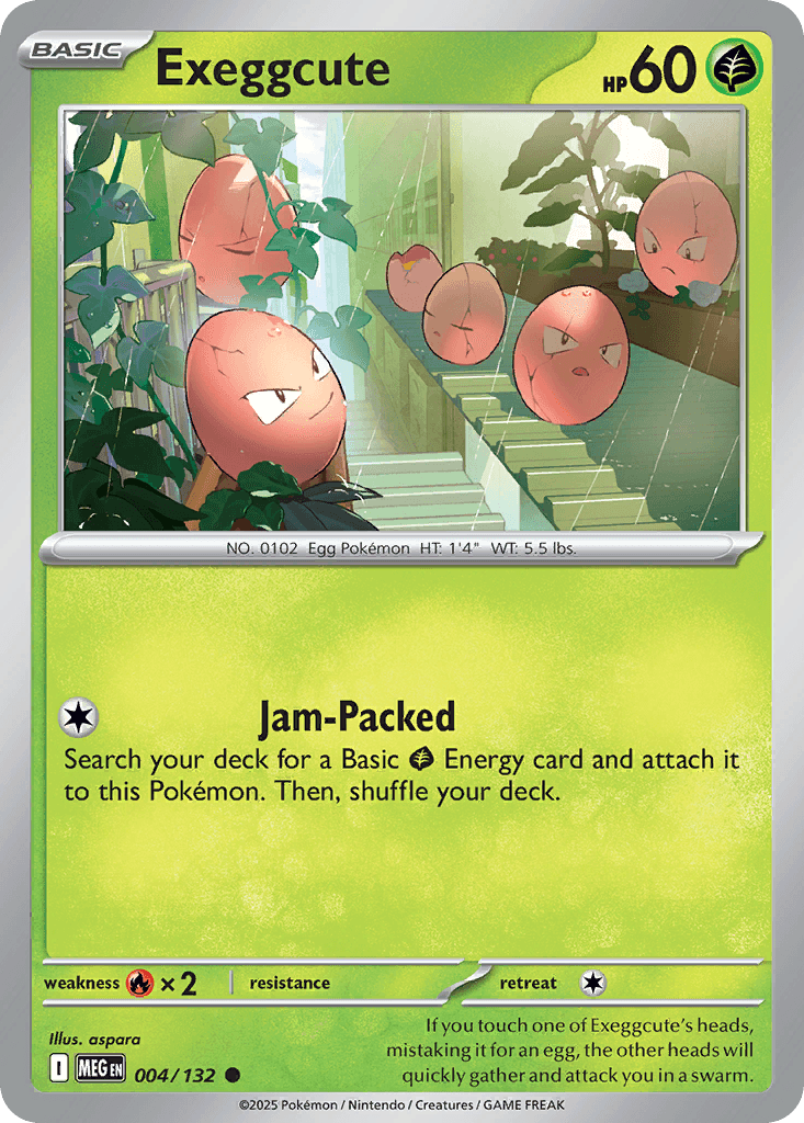 Exeggcute Pokémon card