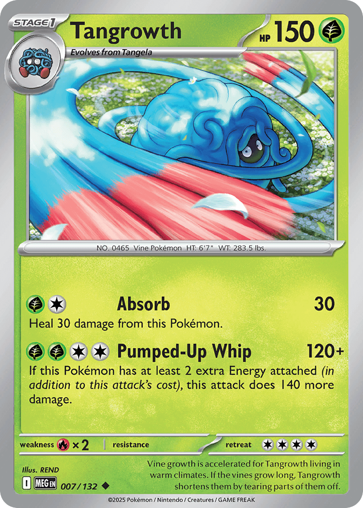 Tangrowth Pokémon card
