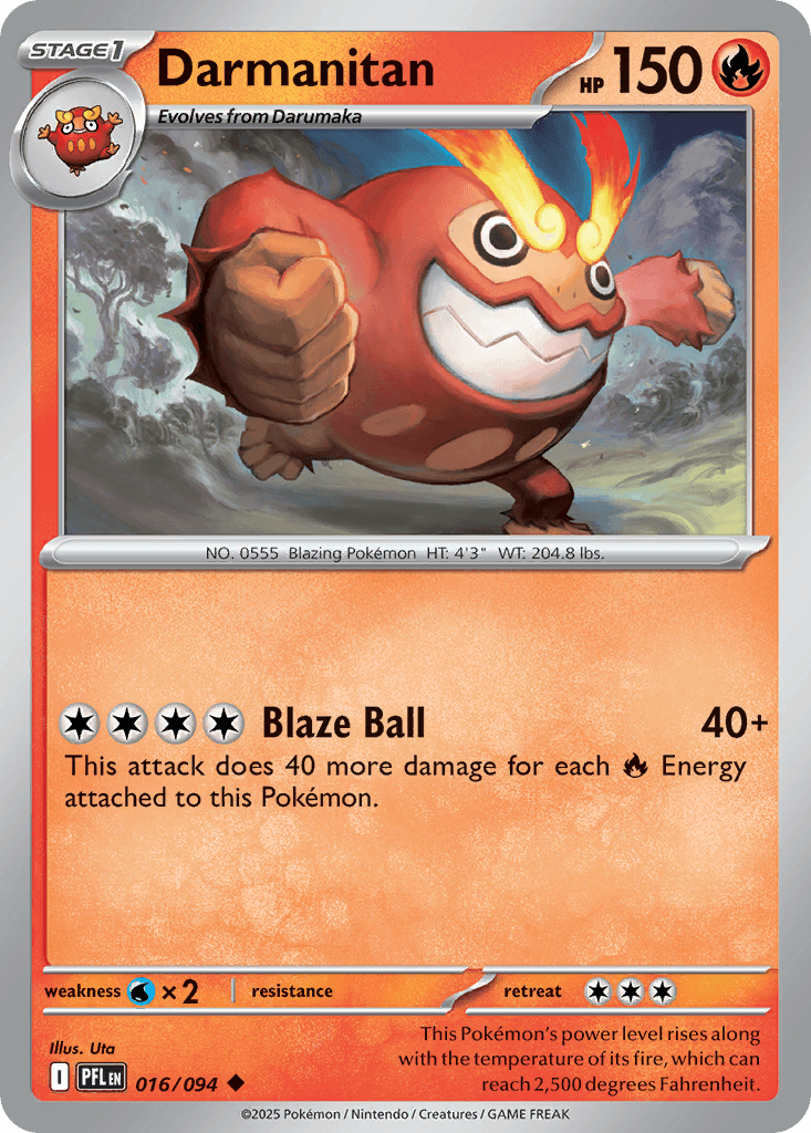 Darmanitan — Fire type