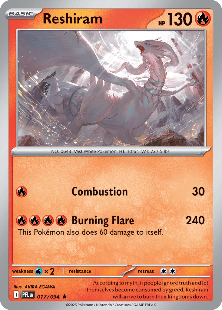 Reshiram — Fire type