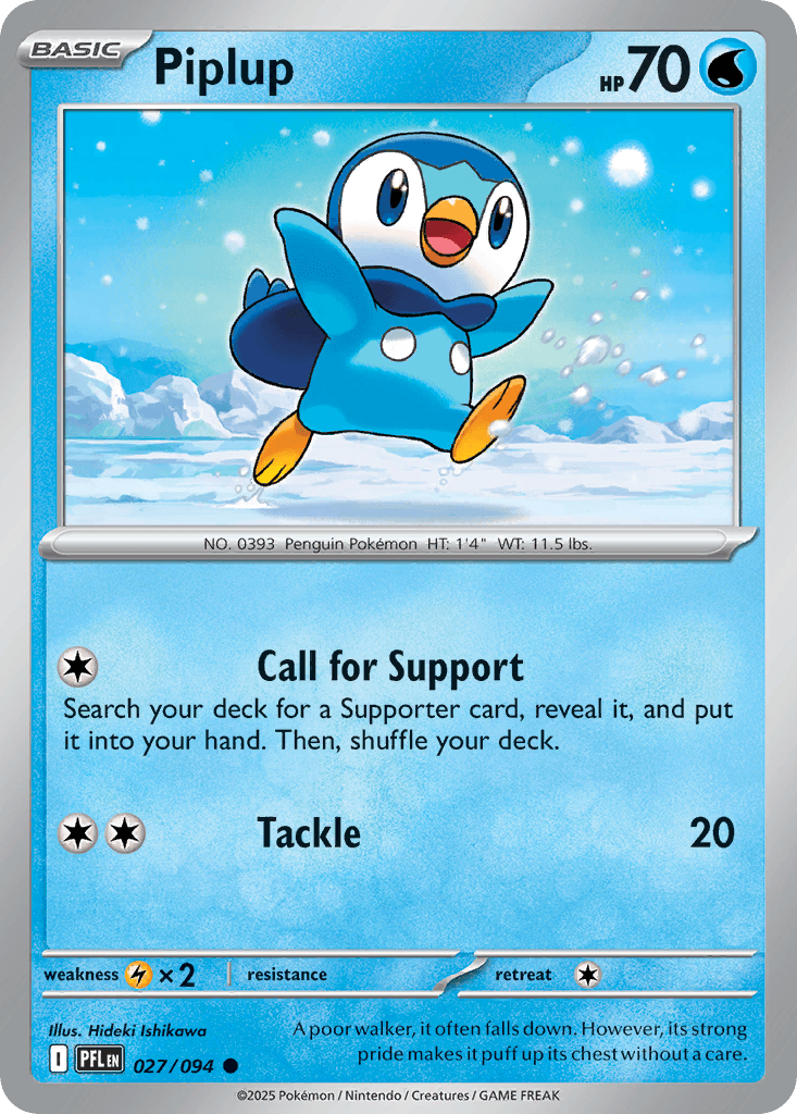Piplup — Water type