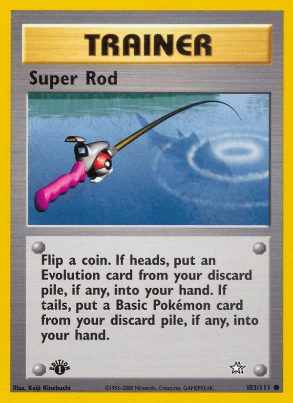 Super Rod Pokémon card