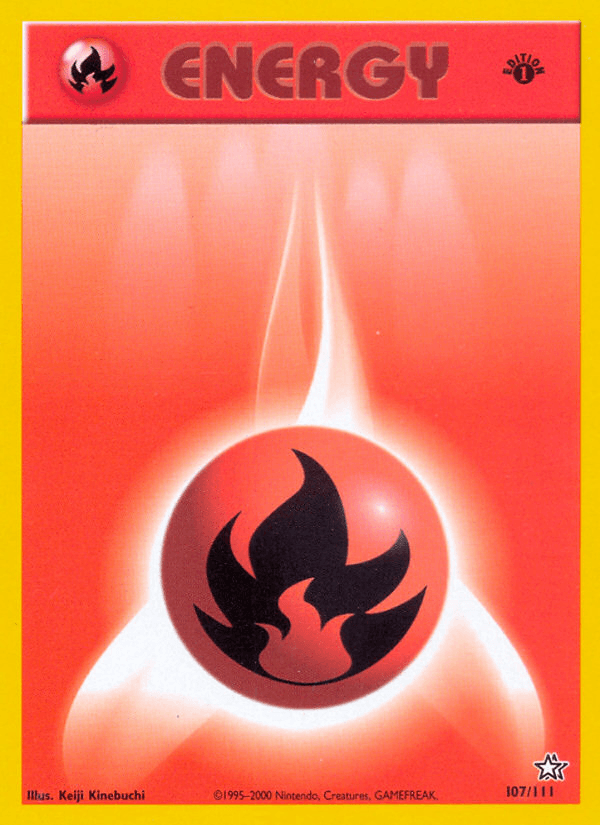 Fire Energy Pokémon card