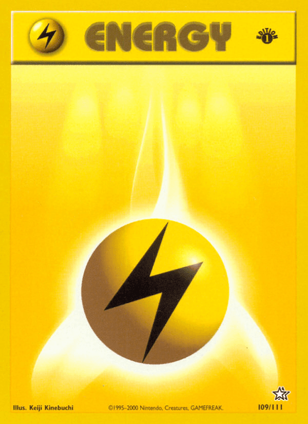 Lightning Energy Pokémon card