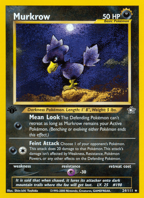 Murkrow Pokémon card