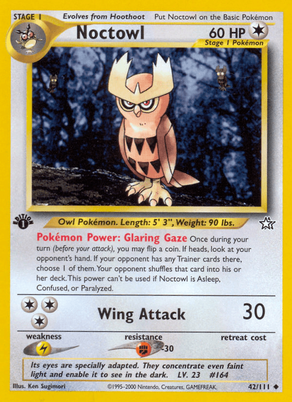Noctowl Pokémon card