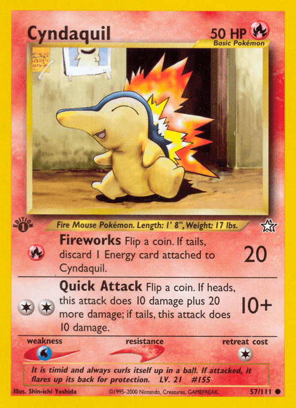 Cyndaquil Pokémon card