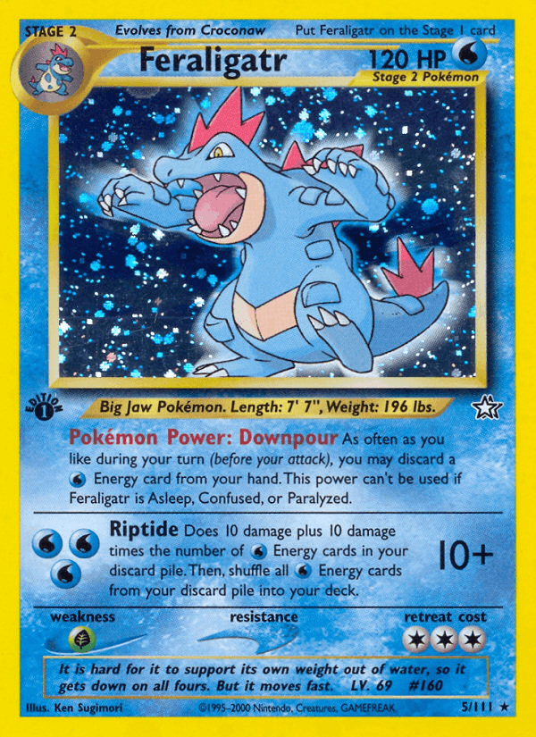 Feraligatr Pokémon card