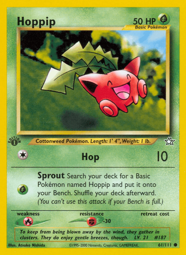 Hoppip Pokémon card