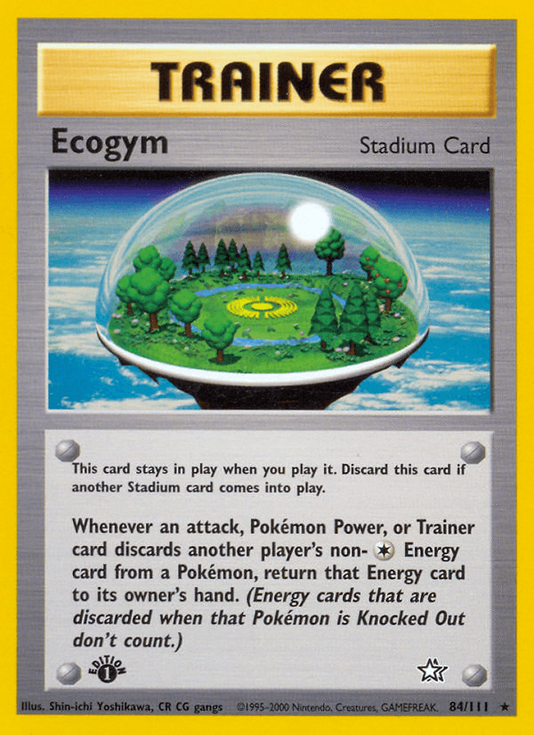 Ecogym Pokémon card
