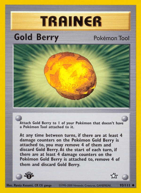 Gold Berry Pokémon card