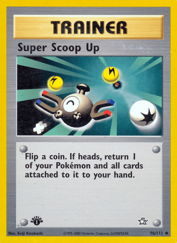 Super Scoop Up Pokémon card