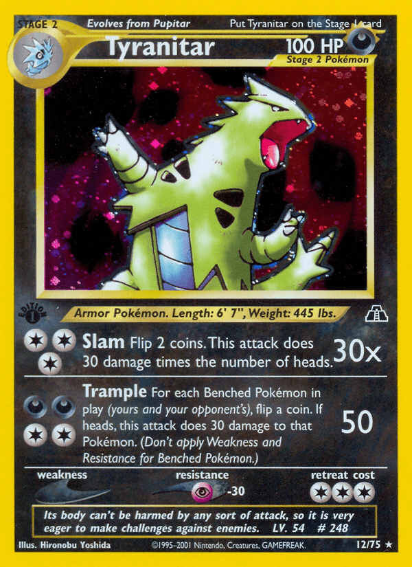 Tyranitar from Neo Discovery
