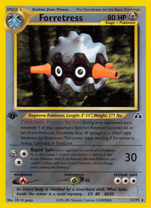 Forretress Pokémon card