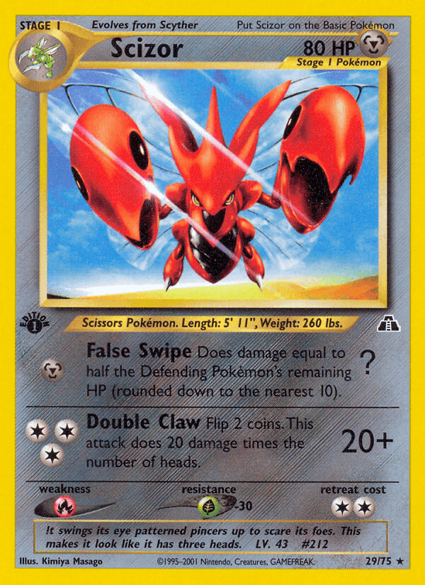 Scizor from Neo Discovery