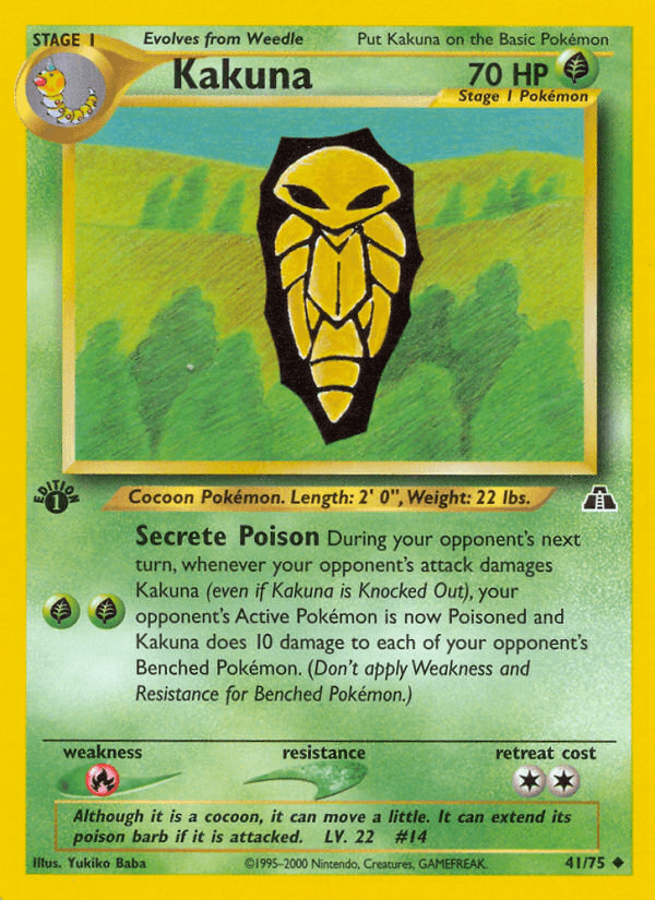 Kakuna Pokémon card