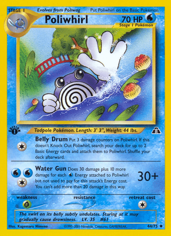 Poliwhirl Pokémon card