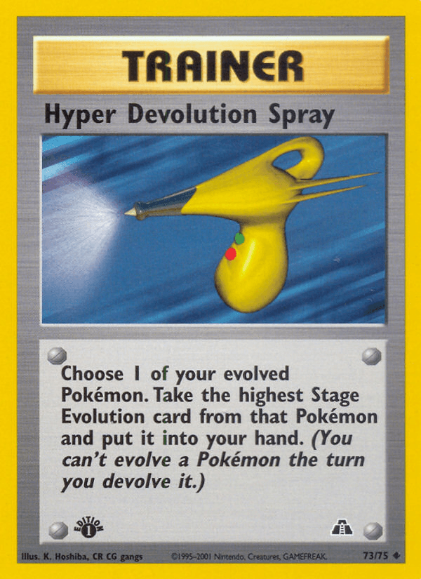 Hyper Devolution Spray Pokémon card