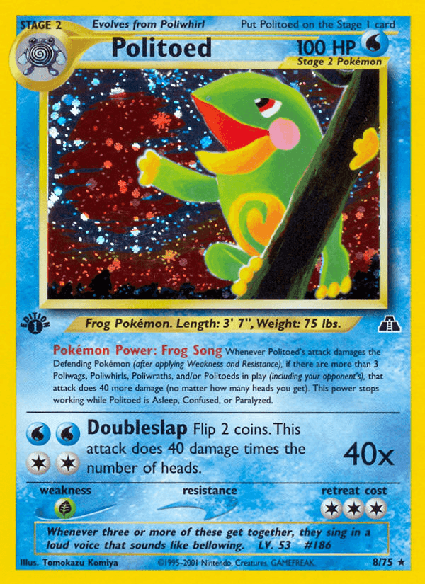 Politoed Pokémon card