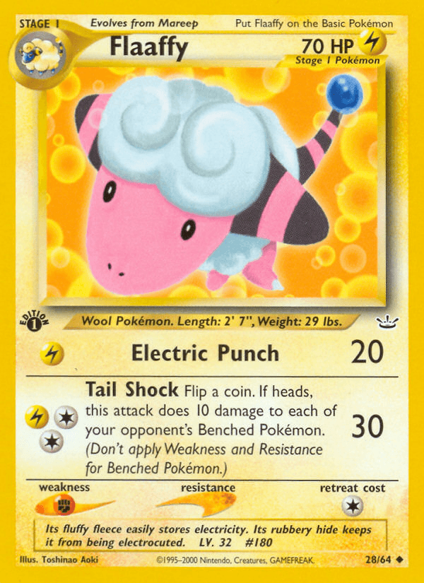 Flaaffy Pokémon card