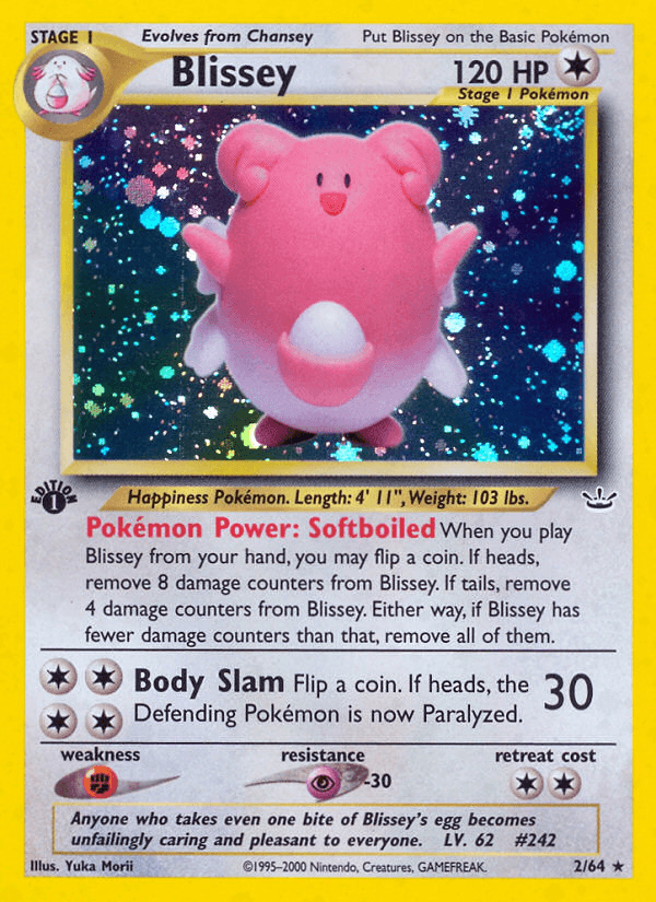 Blissey Pokémon card