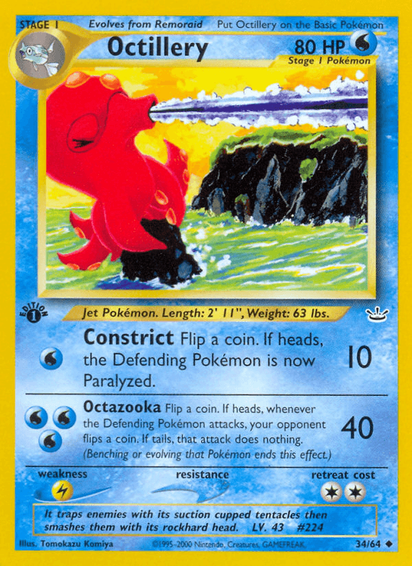 Octillery Pokémon card